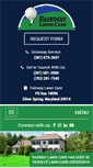 Mobile Screenshot of fairwaylawncare.com